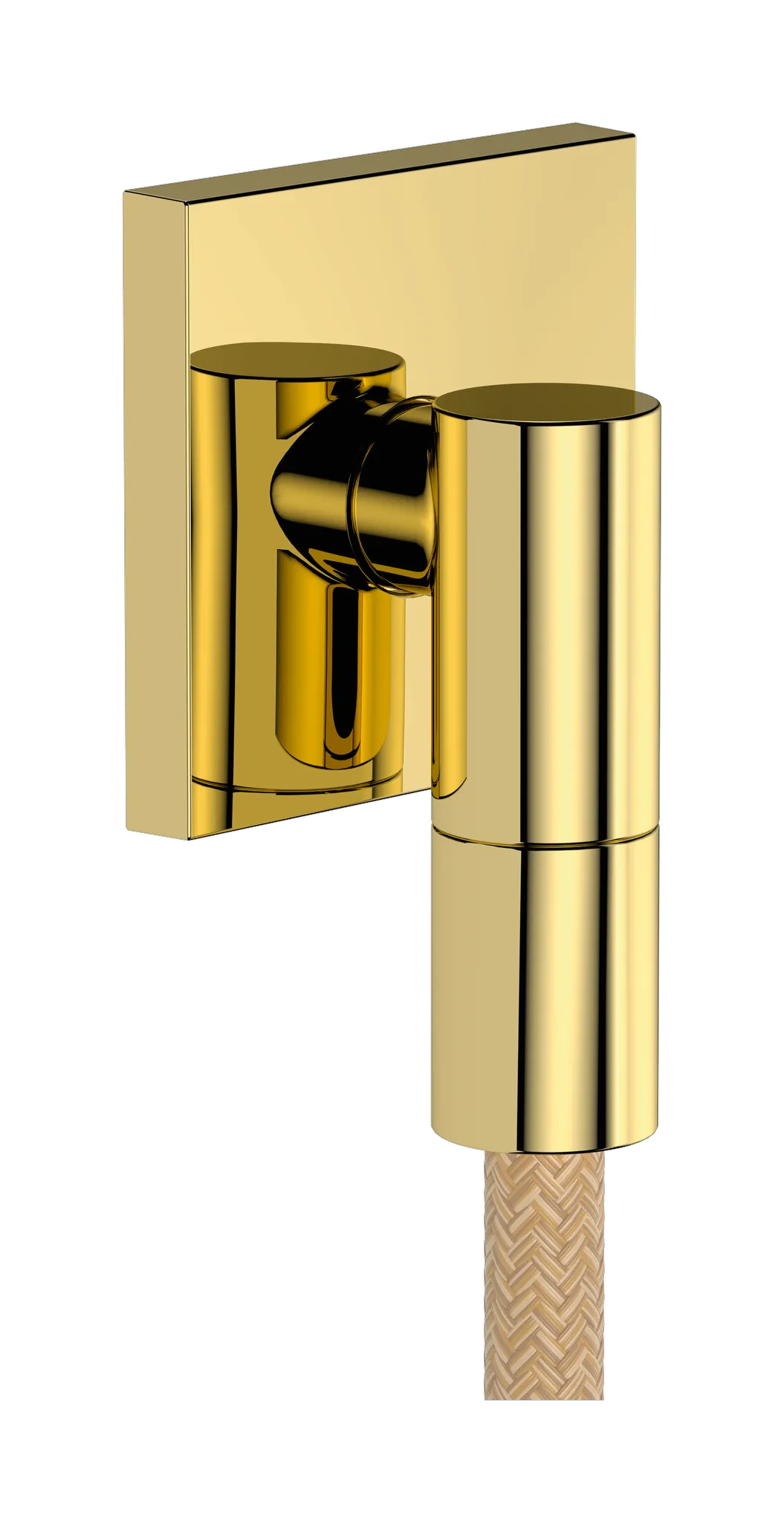 Dusche-Anschlussstück „Axor Wall outlet“ in Polished Gold Optic Dusche-Anschlussstück „Axor Wall outlet“ in Polished Gold Optic