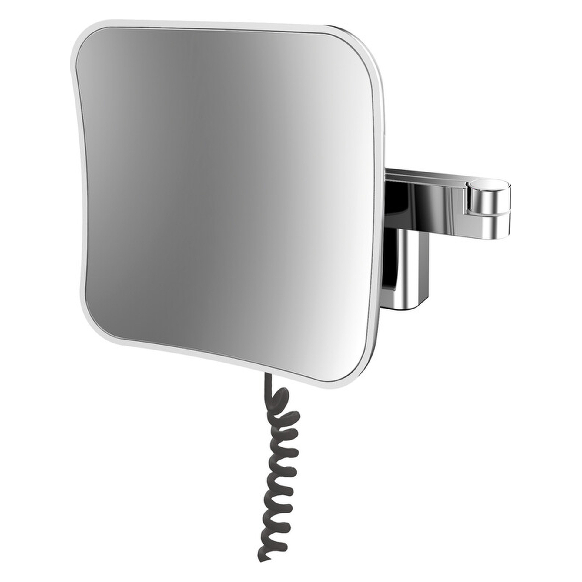 emco LED-Kosmetikspiegel „evo“ Quadrat in chrom