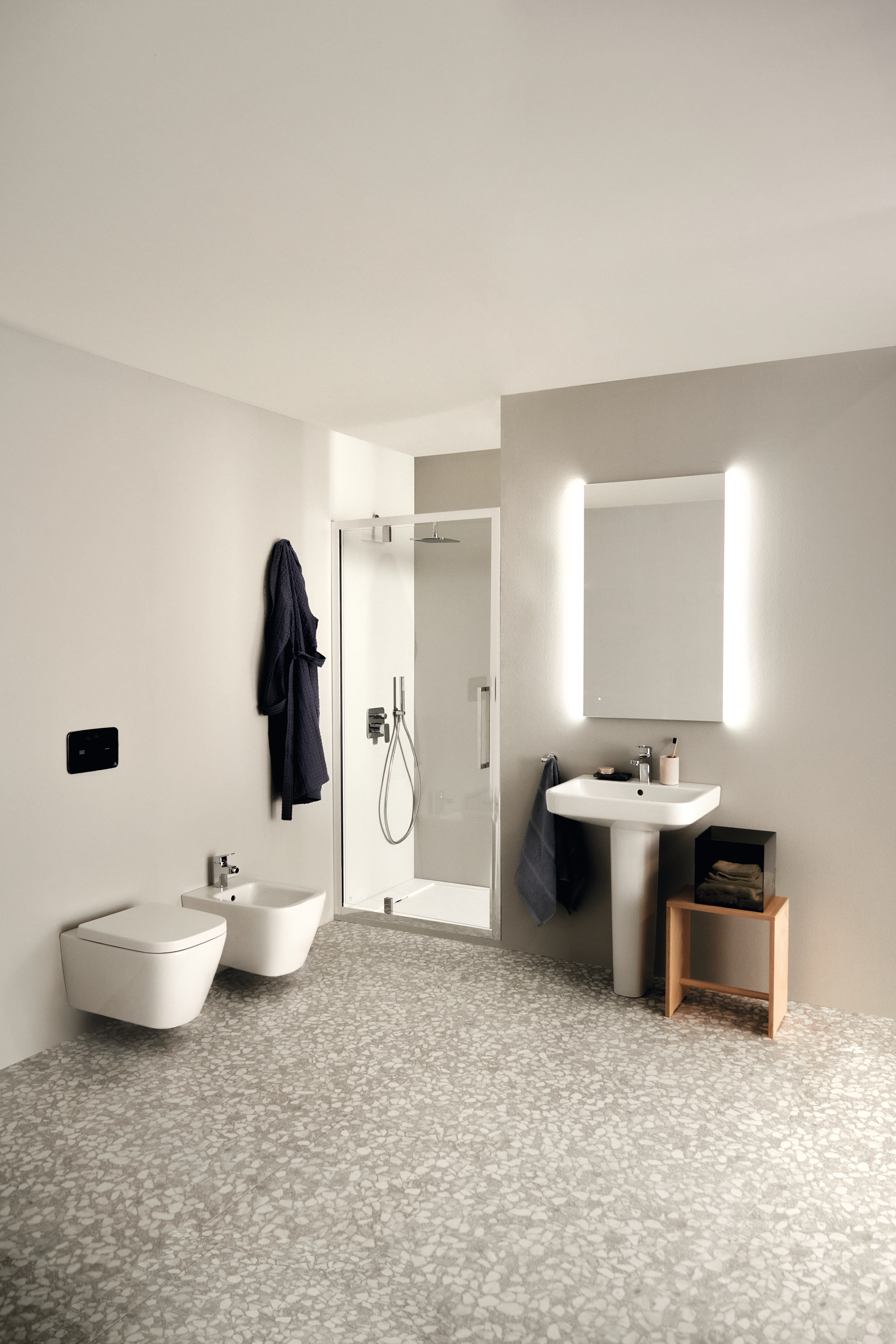 Waschbecken „i.lifeB“ 60 × 48 × 18 cm, Hahnlochposition mittig