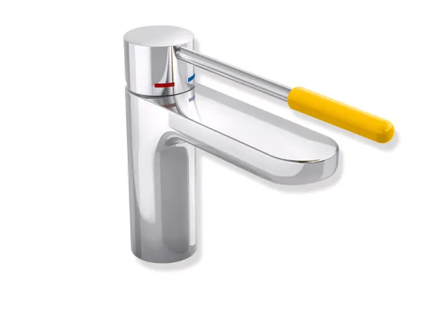 Einhand-Waschtischarmatur „System-Armaturen“ 19,9 cm in Senfgelb Einhand-Waschtischarmatur „System-Armaturen“ 19,9 cm in Senfgelb