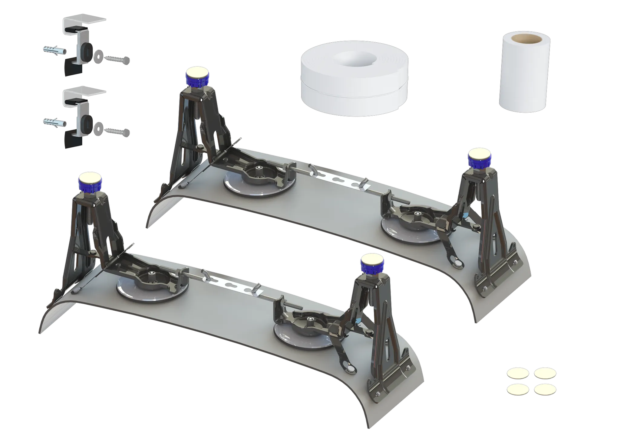 Kaldewei Kaldewei Badewanne Schalldämmset BWS Plus komplett Kaldewei Kaldewei Badewanne Schalldämmset BWS Plus komplett