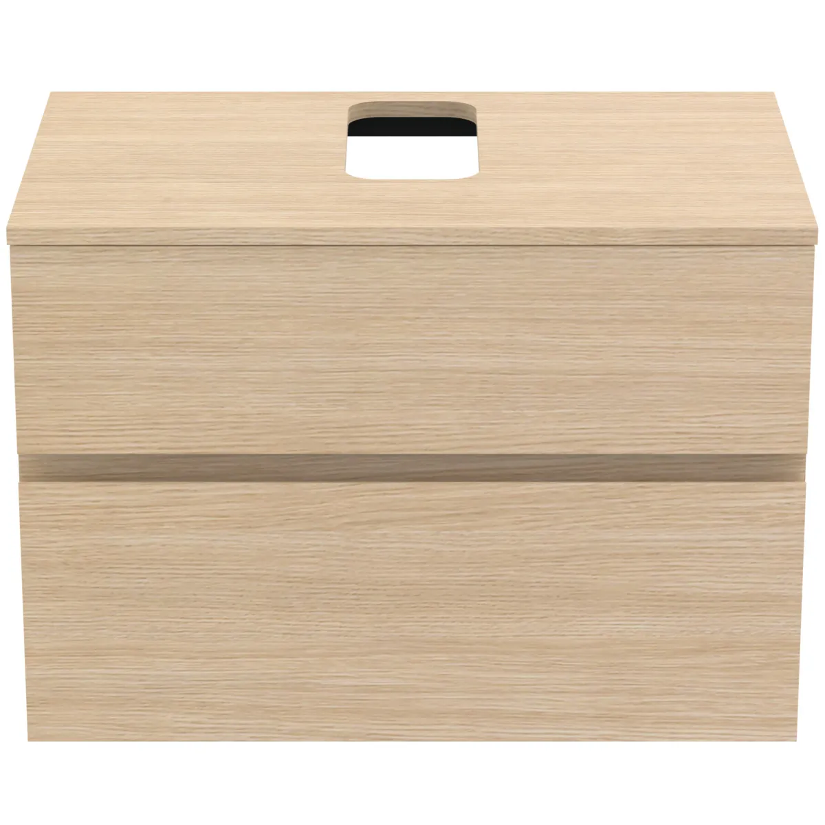 Ideal Standard Waschtischunterschrank Finesse Eiche weiß, 802x505x558mm, 2 Auszüge Ideal Standard Waschtischunterschrank Finesse Eiche weiß, 802x505x558mm, 2 Auszüge