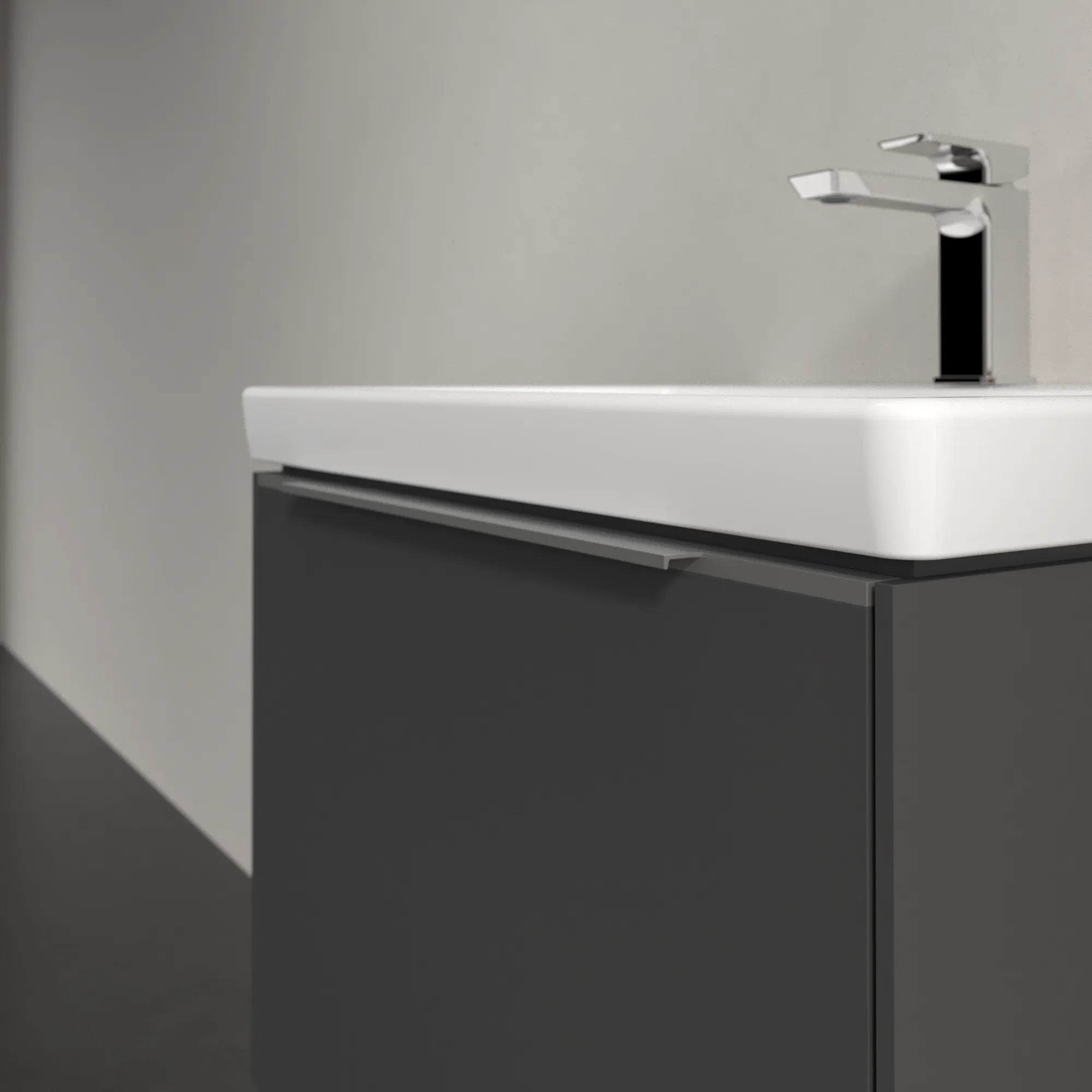 Villeroy & Boch Subway 3.0 Waschbeckenunterschrank C57700 572x429x478mm Graphite
