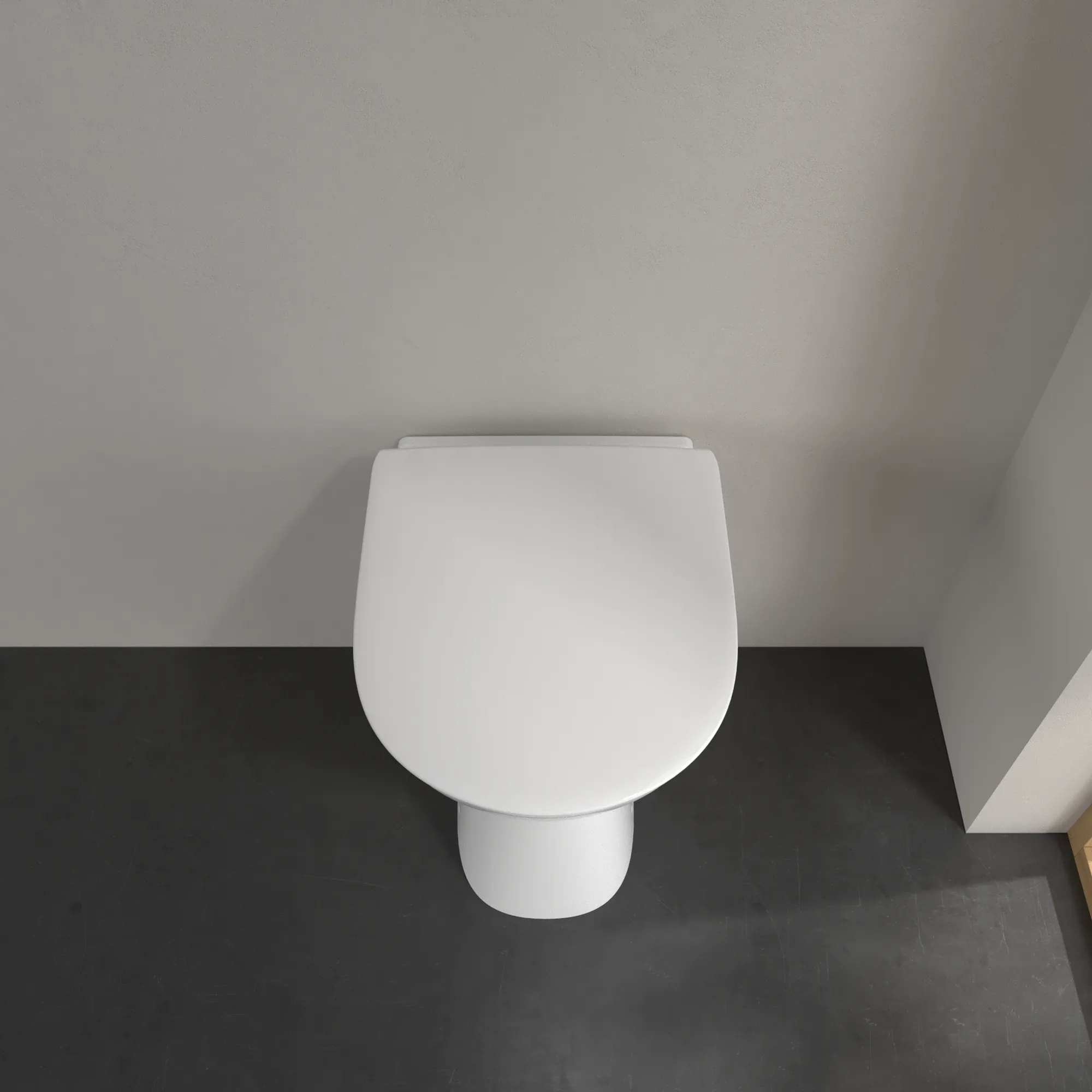 Stand-Tiefspül-WC „ViCare“ 49 × 36 × 46 cm ohne Spülrand, Tiefspüler