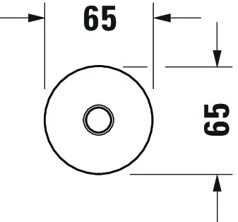 Duravit Brausearm L 300mm, Deckenmontage, Rosette Rund, Bronze Gebürstet