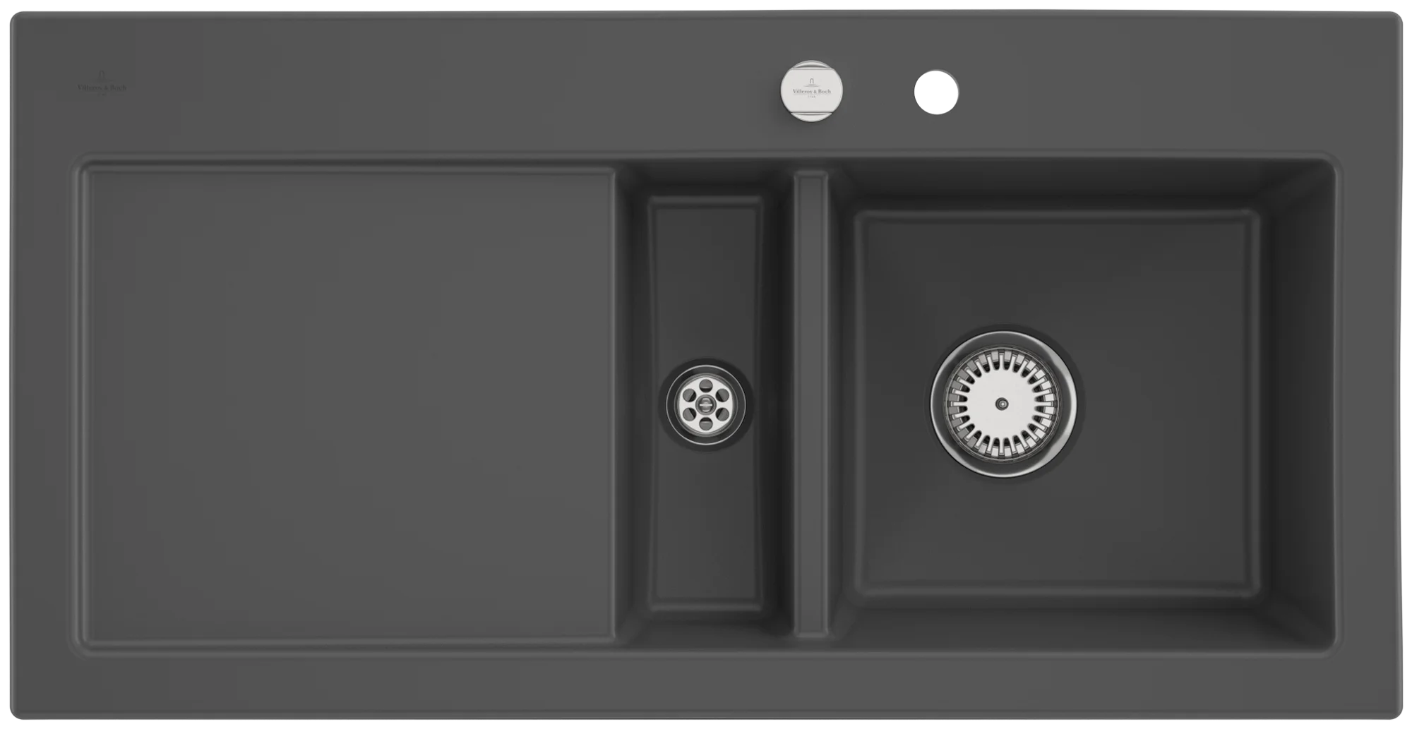 Villeroy & Boch Subway 60 Einbauspüle 1000 x 510 mm Graphite CeramicPlus