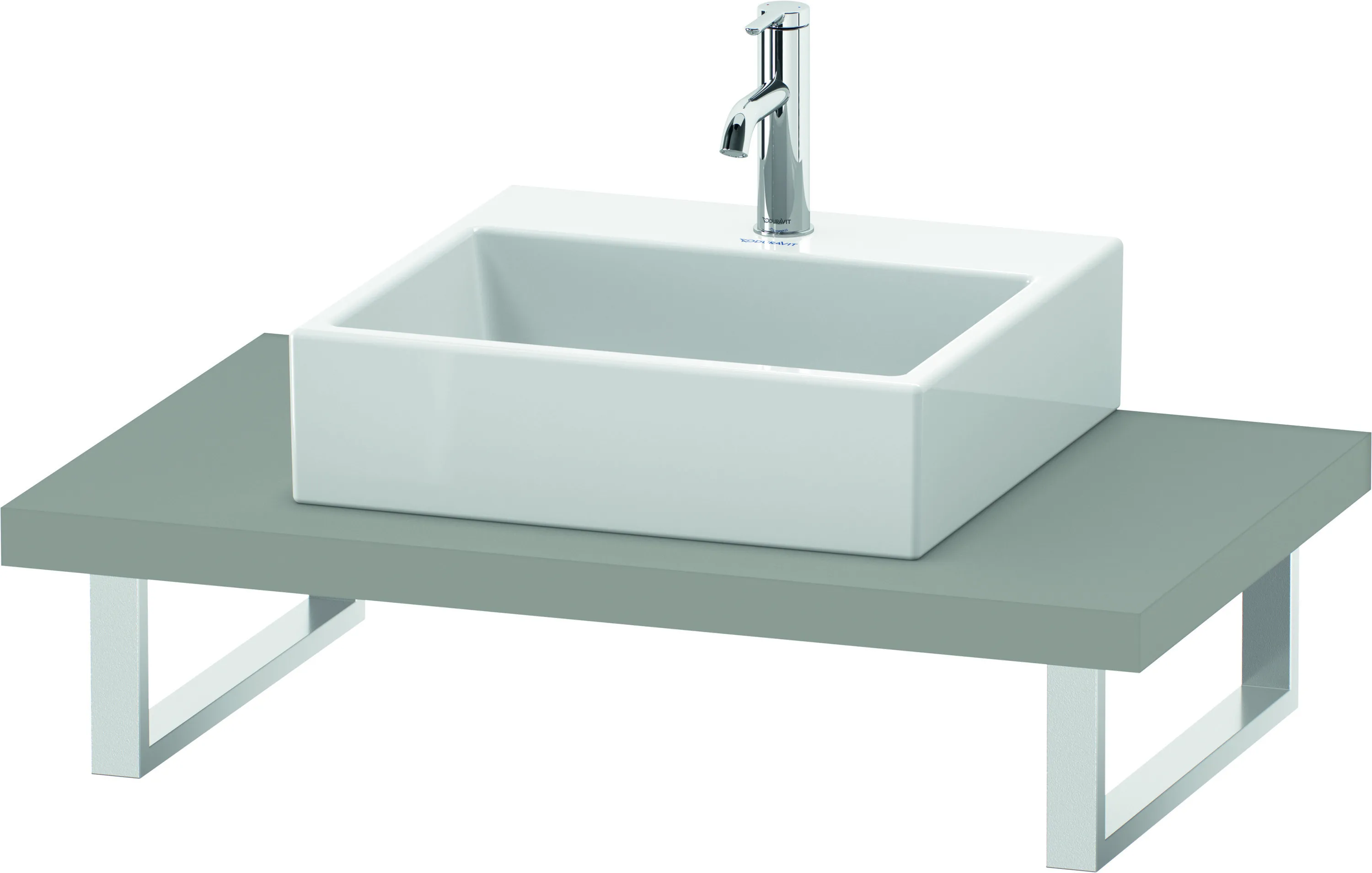 Duravit Konsole „DuraStyle“, mittig in Betongrau Matt