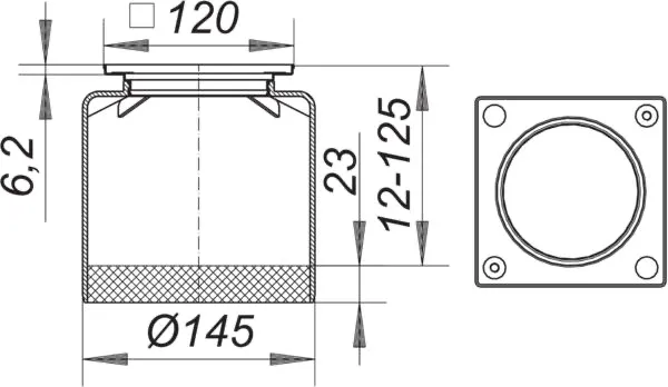 Aufsatzrahmen, S 15/120 Aufsatzrahmen, S 15/120