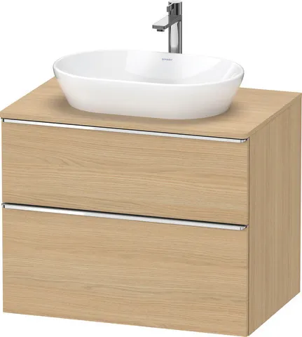 Duravit Waschtischunterschrank wandhängend „D-Neo“ 80 × 66,4 × 55 cm Eiche Natur