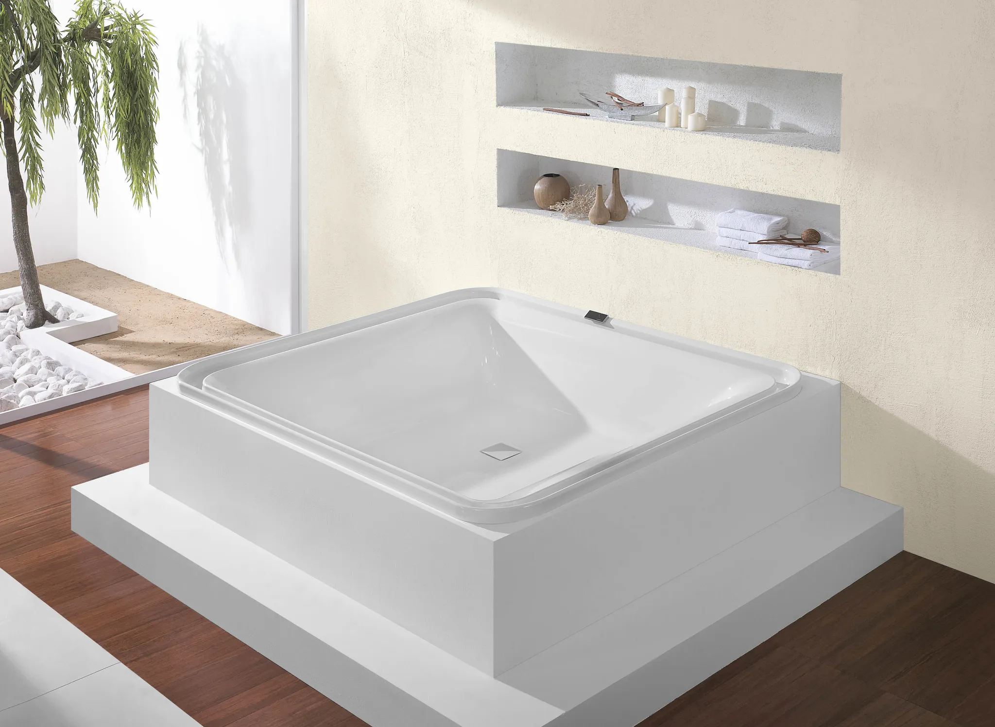 Hoesch Badewanne „Ergo+“ rechteck 207,5 × 195 cm in Weiß Hoesch Badewanne „Ergo+“ rechteck 207,5 × 195 cm in Weiß