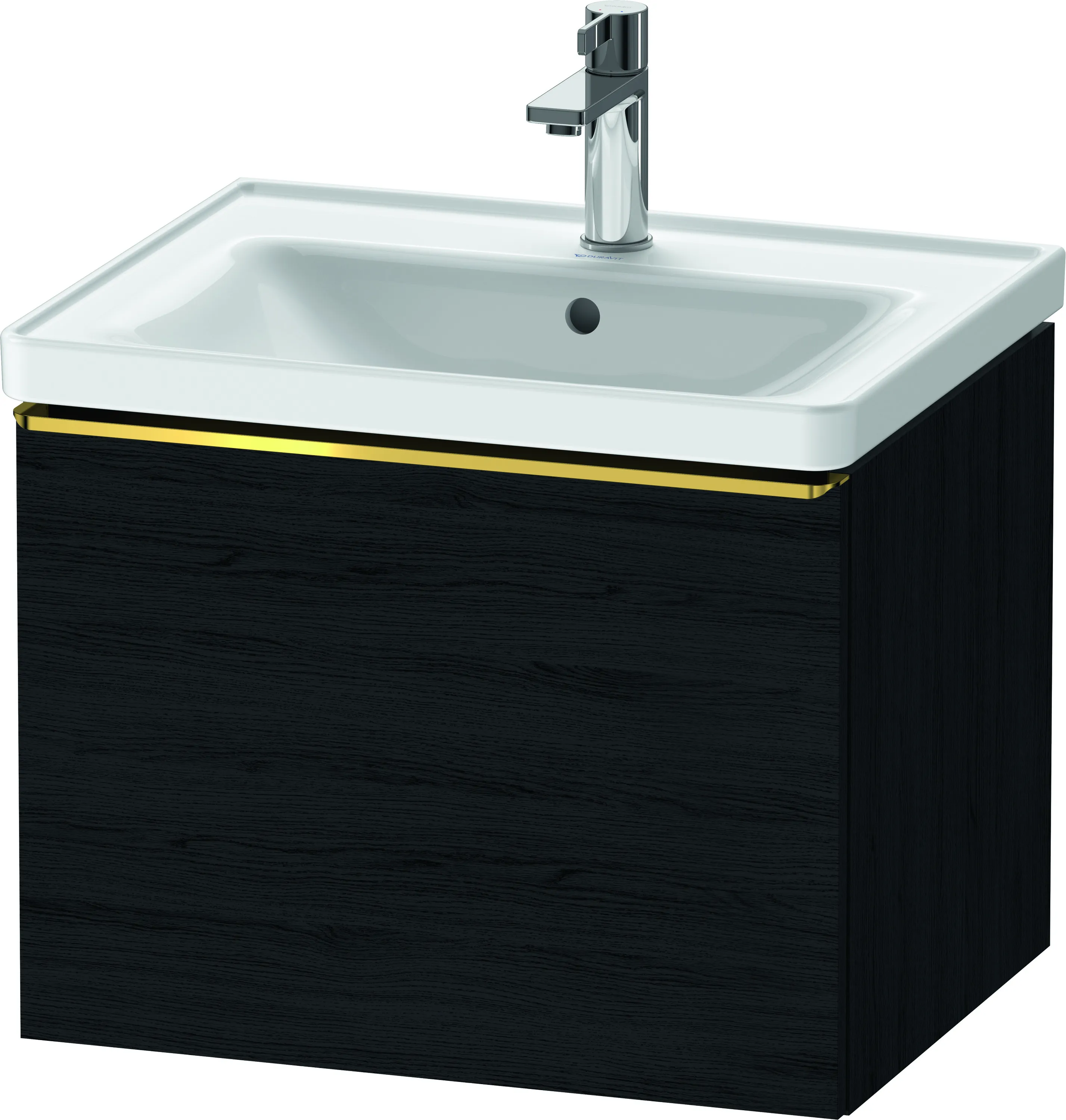 Duravit Waschtischunterschrank wandhängend „D-Neo“ 58,4 × 44 × 45,2 cm in Eiche Schwarz Duravit Waschtischunterschrank wandhängend „D-Neo“ 58,4 × 44 × 45,2 cm in Eiche Schwarz
