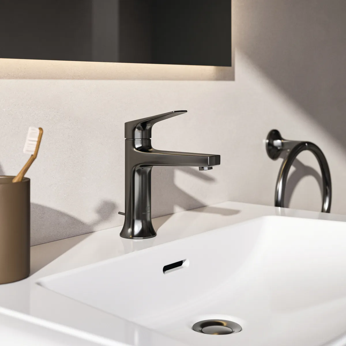 Handtuchring La Dolce Vita 218 mm rund Brushed Gold Handtuchring La Dolce Vita 218 mm rund Brushed Gold