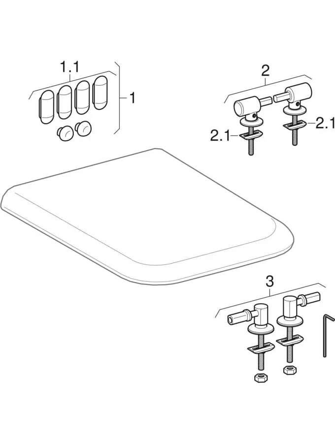 Geberit WC-Sitz ehemals Keramag „myDay“ in weiß alpin Geberit WC-Sitz ehemals Keramag „myDay“ in weiß alpin