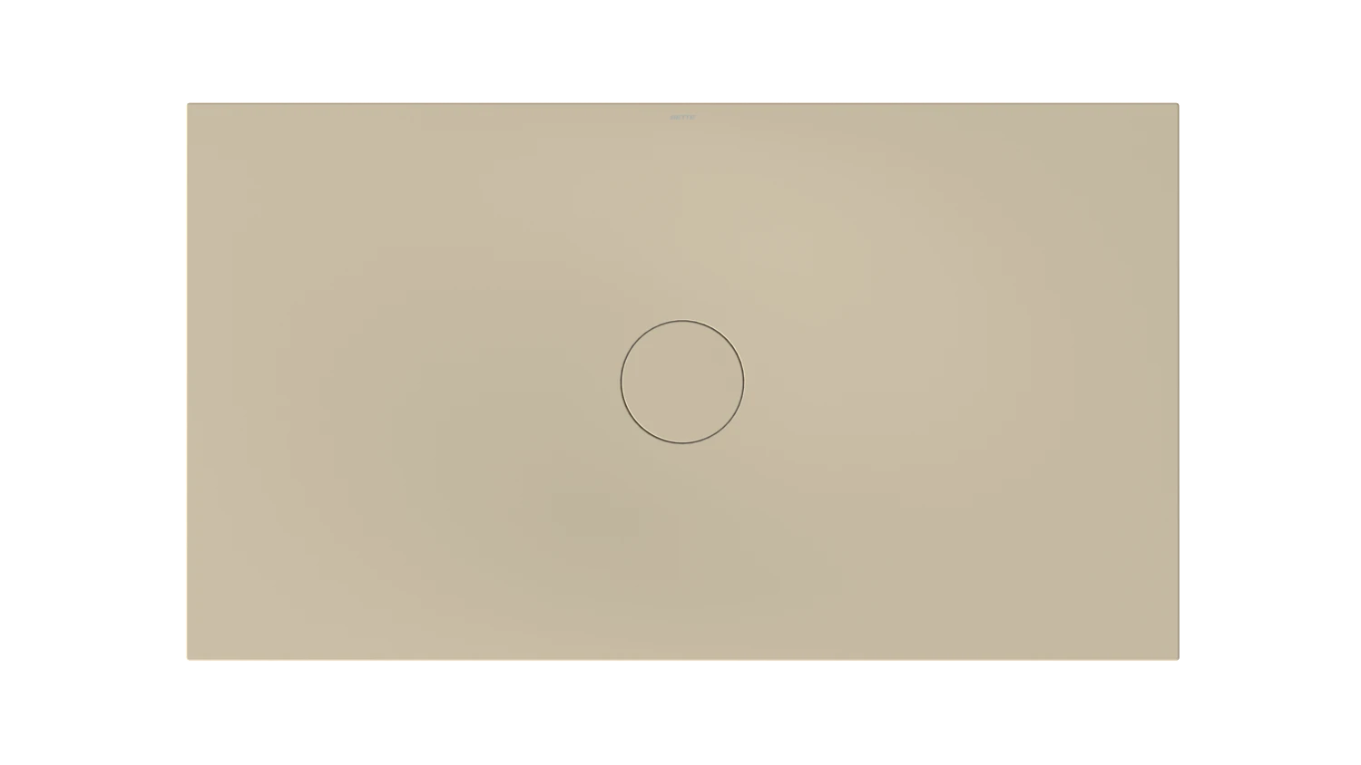 Bette rechteck Duschwanne „BetteAir“ 1600 × 900 mm ohne Oberflächenbeschichtung, ohne Oberflächenveredelung, mit Minimum-Wannenträger, in Sand