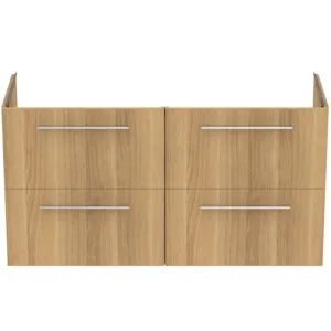 Ideal Standard i.life A Möbeldoppel-Waschtischunterschrank Eiche Natur 1200x440x630 mm 4 Auszüge Softclose Ideal Standard i.life A Möbeldoppel-Waschtischunterschrank Eiche Natur 1200x440x630 mm 4 Auszüge Softclose