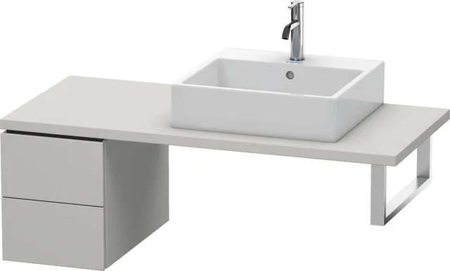 Duravit Unterschrank für Konsole „L-Cube“ 32 × 40 × 54,7 cm Betongrau Matt