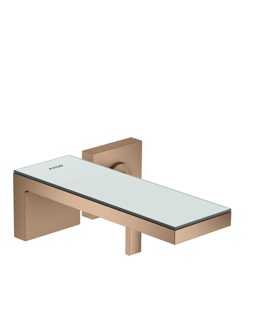 Hansgrohe AXOR MyEdition Platte 245 Glas – abnehmbar, 245 mm Länge