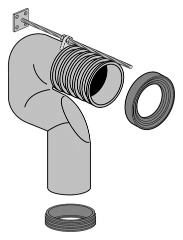 Villeroy & Boch Abflussbogen Modell 8701 „Vario“ Villeroy & Boch Abflussbogen Modell 8701 „Vario“