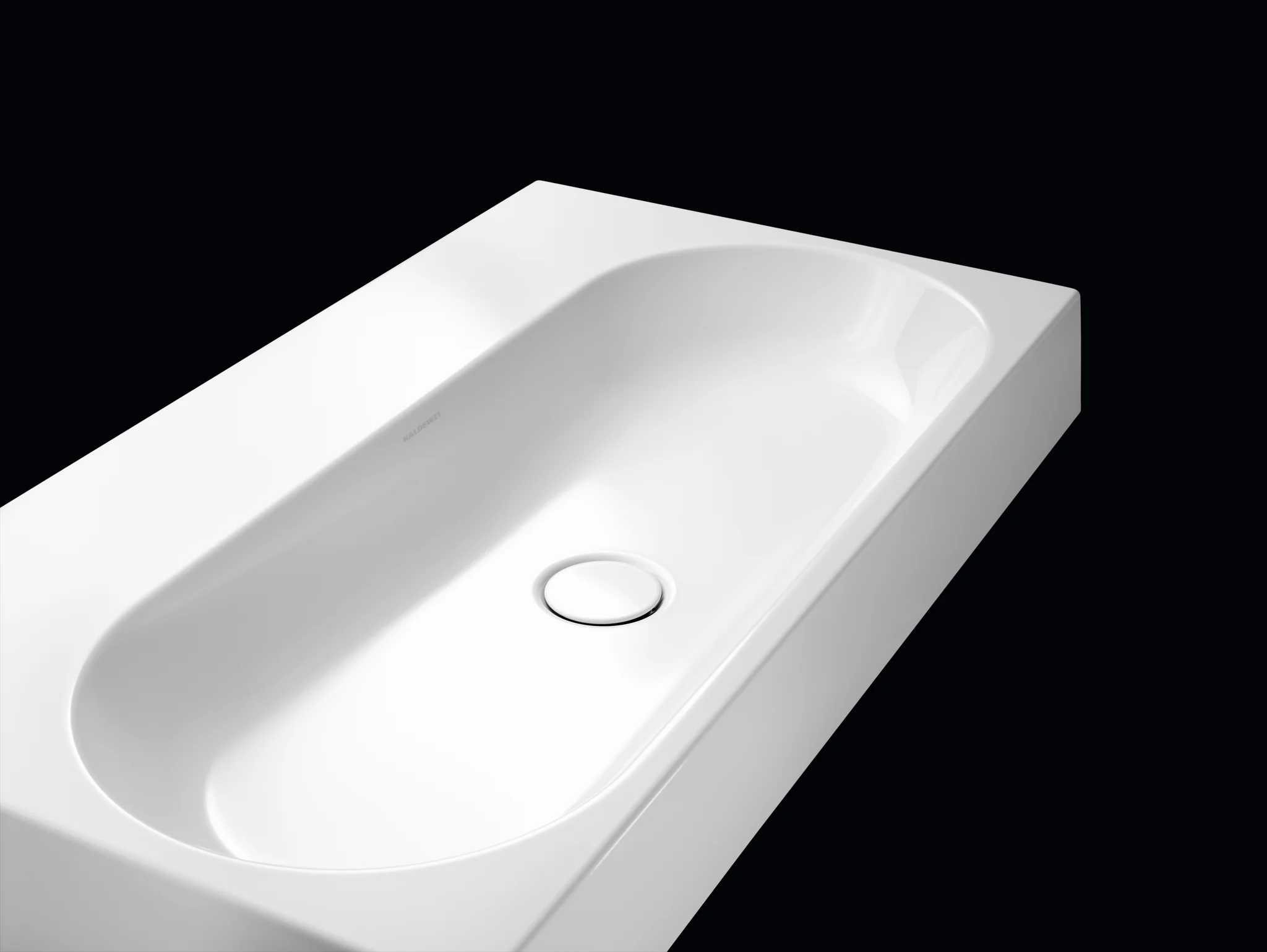 Wandwaschtisch „Centro“ 60 × 50 cm, mit Hahnlochbohrung in cool grey 70, mit Perl-Effekt