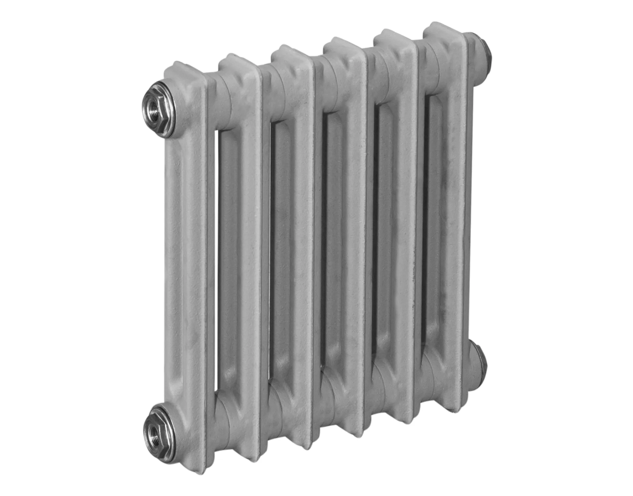 Beispielbild eines Heizkörpers mit 6 Gliedern ASW DIN-Gussradiator Berlin grundiert, 36 Glieder, 430 mm Breite, 350 mm Höhe, 2160 mm Länge