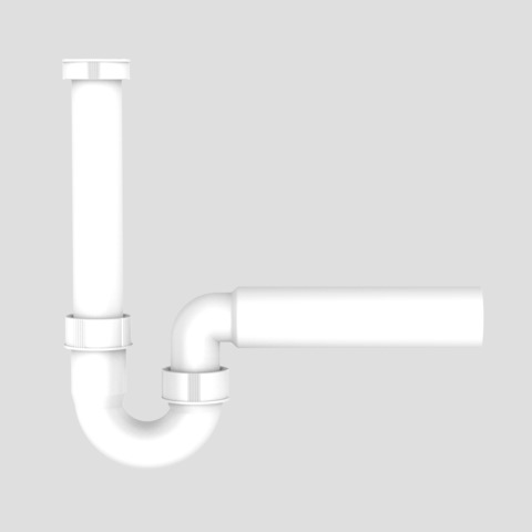 Rohrgeruchverschluss, Sifon G 1½″ × 50 mm