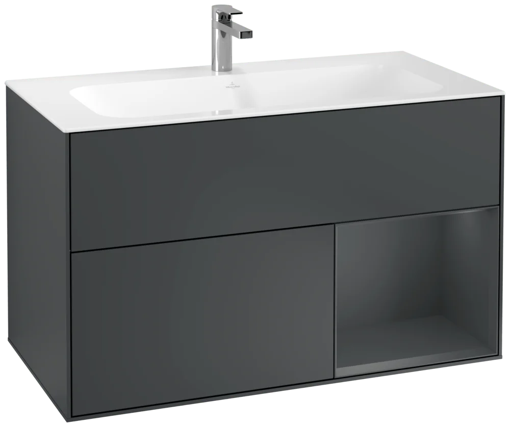 Villeroy & Boch Finion Waschbeckenunterschrank G04, Midnight Blue Matt Lacquer