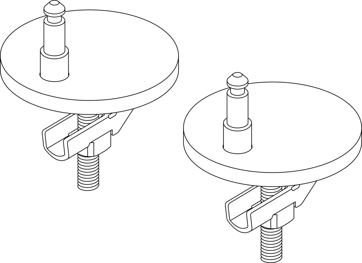 Ideal Standard i.life B Befestigungssatz Wrapover Grau