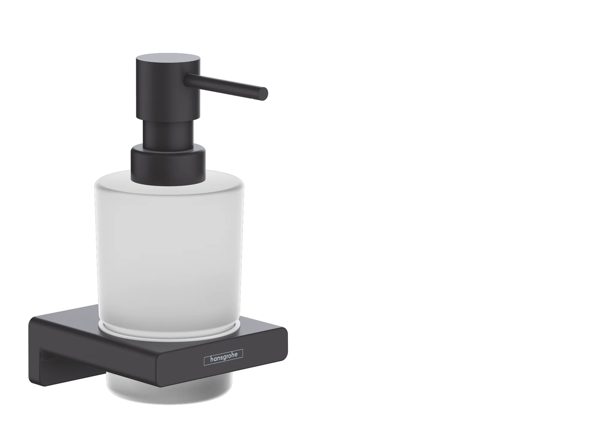 Hansgrohe AddStoris Q Lotionspender, Mattschwarz Hansgrohe AddStoris Q Lotionspender, Mattschwarz
