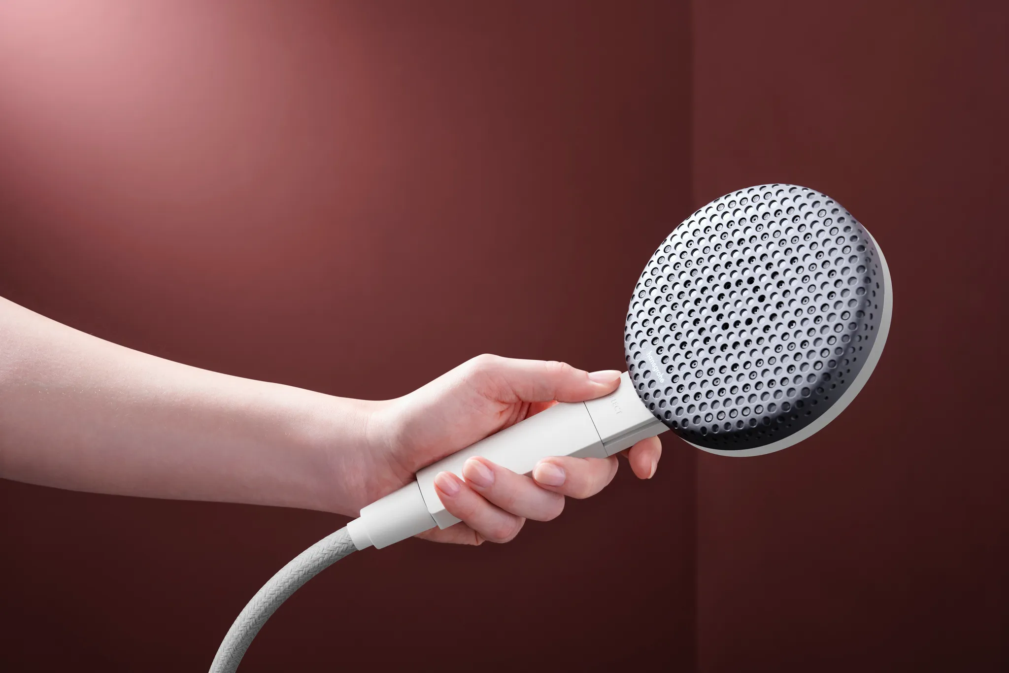 Gleitstangekombination „Raindance Alive Select“, Befestigung verdeckt in Mattweiß Gleitstangekombination „Raindance Alive Select“, Befestigung verdeckt in Mattweiß