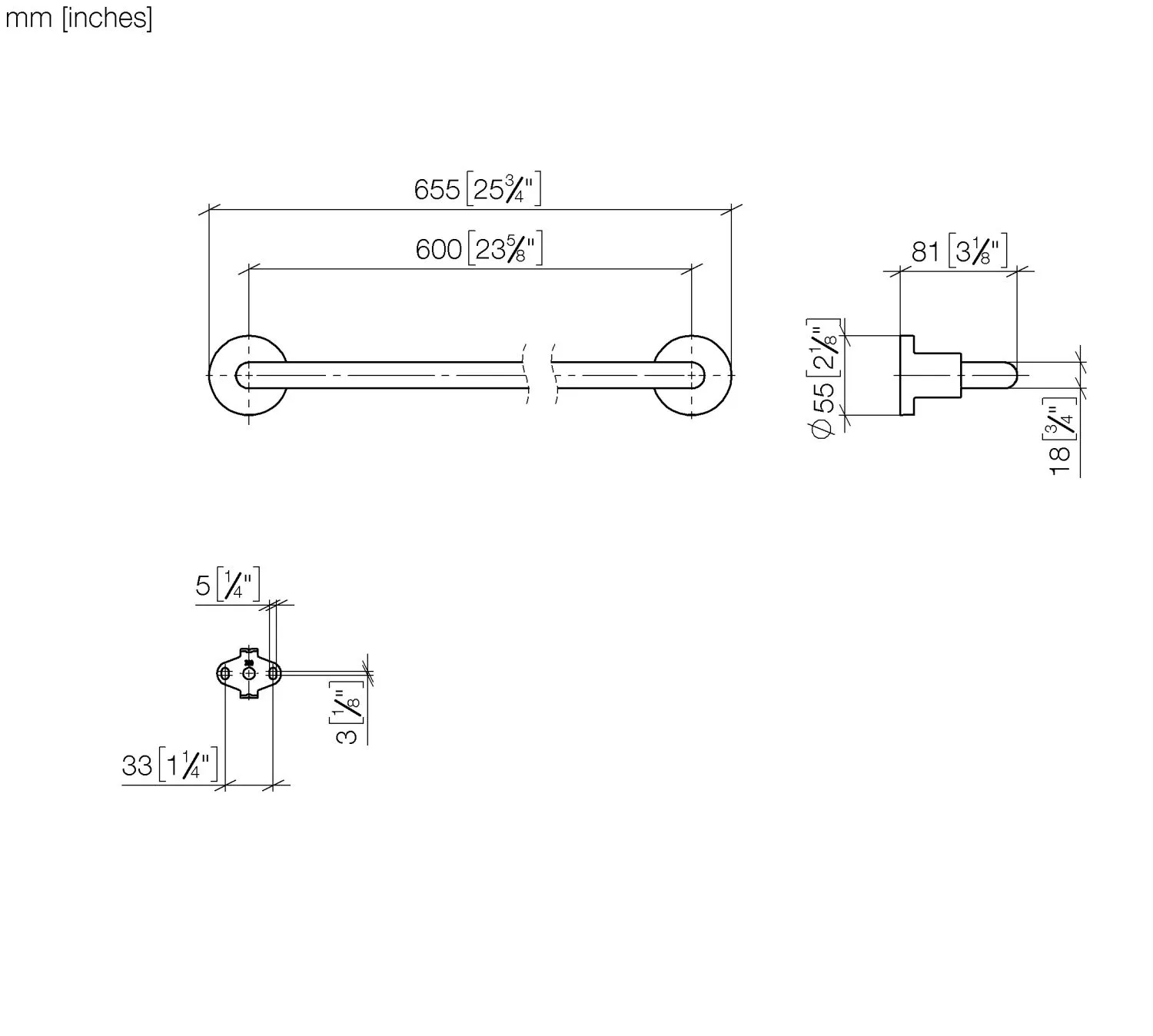 Badetuchhalter TARA Chrom 83060892 Badetuchhalter TARA Chrom 83060892