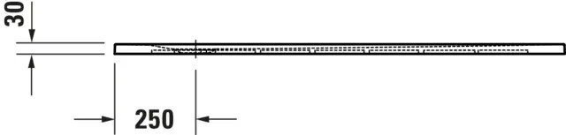Duravit rechteck Duschwanne „Sustano“ 140 × 80 cm in Greige Matt