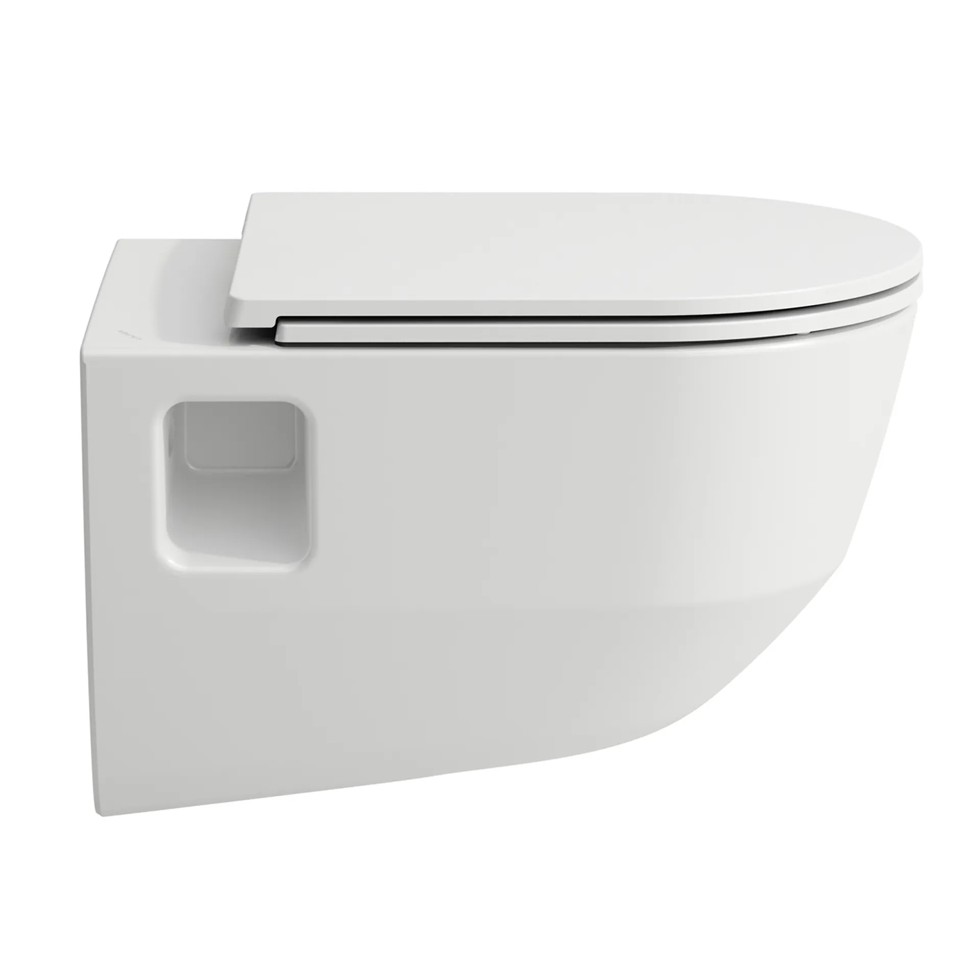 Tiefspül-WC wandhängend+Sitz PRO Pack 530x360x350 spülrandlos weiß