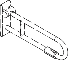 HEWI Aufrüstsatz „Serie 801“ in Felsgrau HEWI Aufrüstsatz „Serie 801“ in Felsgrau