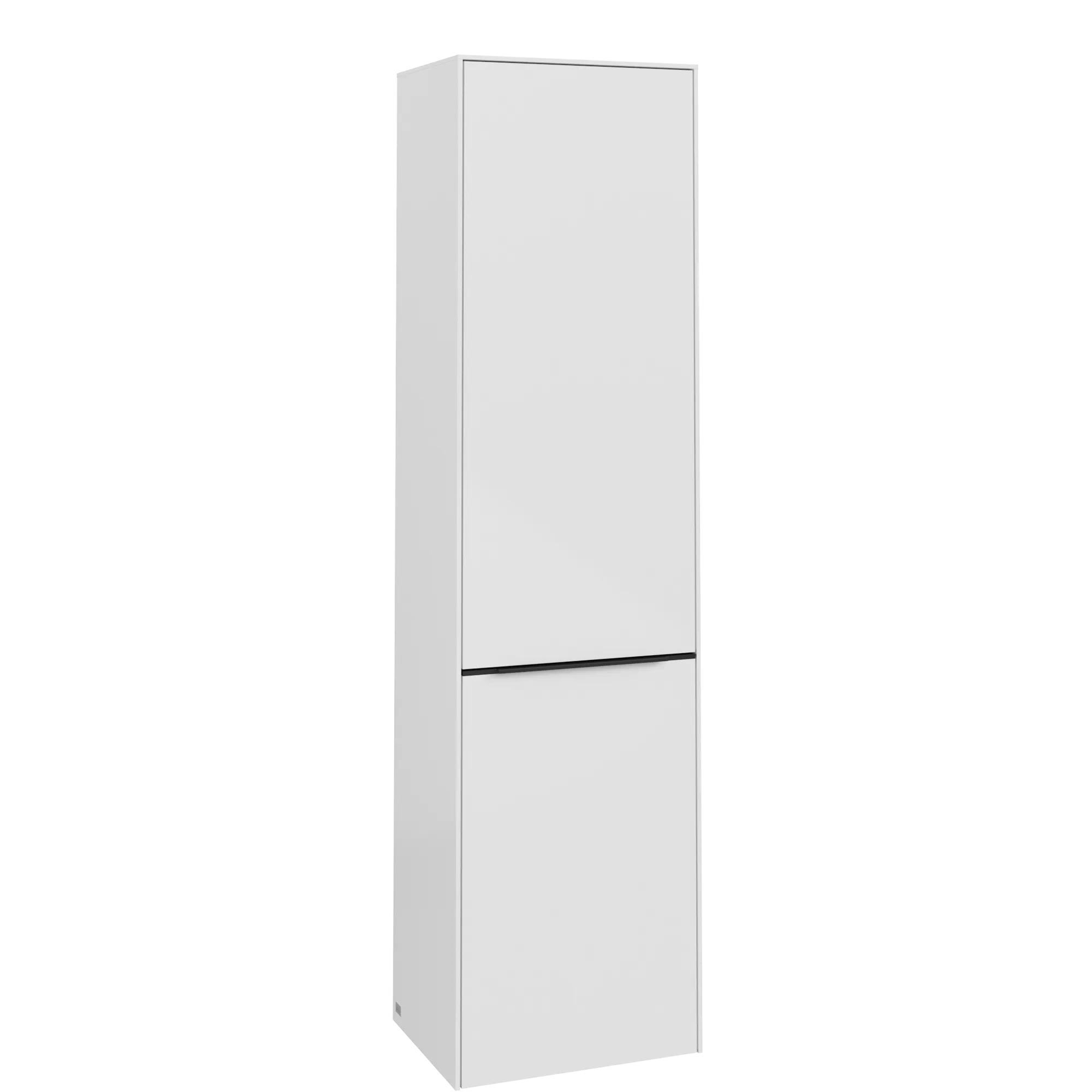 Villeroy & Boch Hochschrank mit Wäschekorb-Klappe „Subway 3.0“ 45 × 171 × 36,2 × 36,2 cm 1 Tür, 1 Wäscheklappe, 1 × fixer Fachboden, Anschlag: rechts, 2 × Glasfachboden, 1 Tür, Anschlag rechts