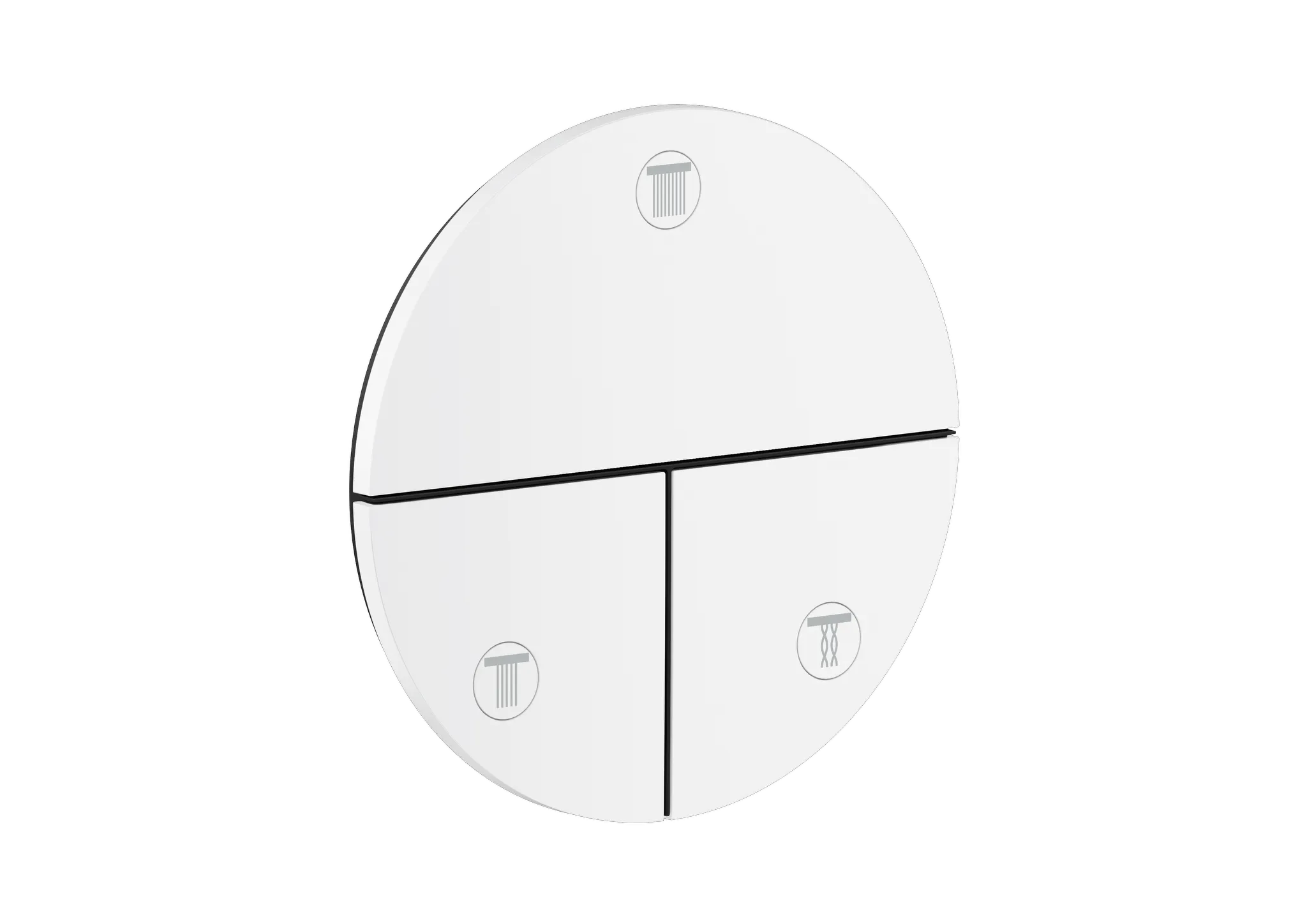 Hansgrohe AXOR ShowerSelect ID Ventil Unterputz rund für 3 Verbraucher, Mattweiß Hansgrohe AXOR ShowerSelect ID Ventil Unterputz rund für 3 Verbraucher, Mattweiß