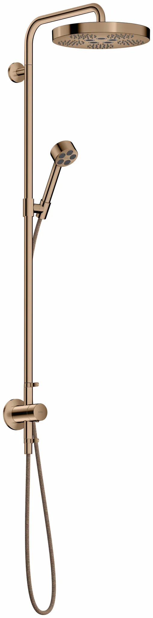 AXOR One Showerpipe mit Thermostat und Kopfbrause 280 1jet Unterputz, Chrom