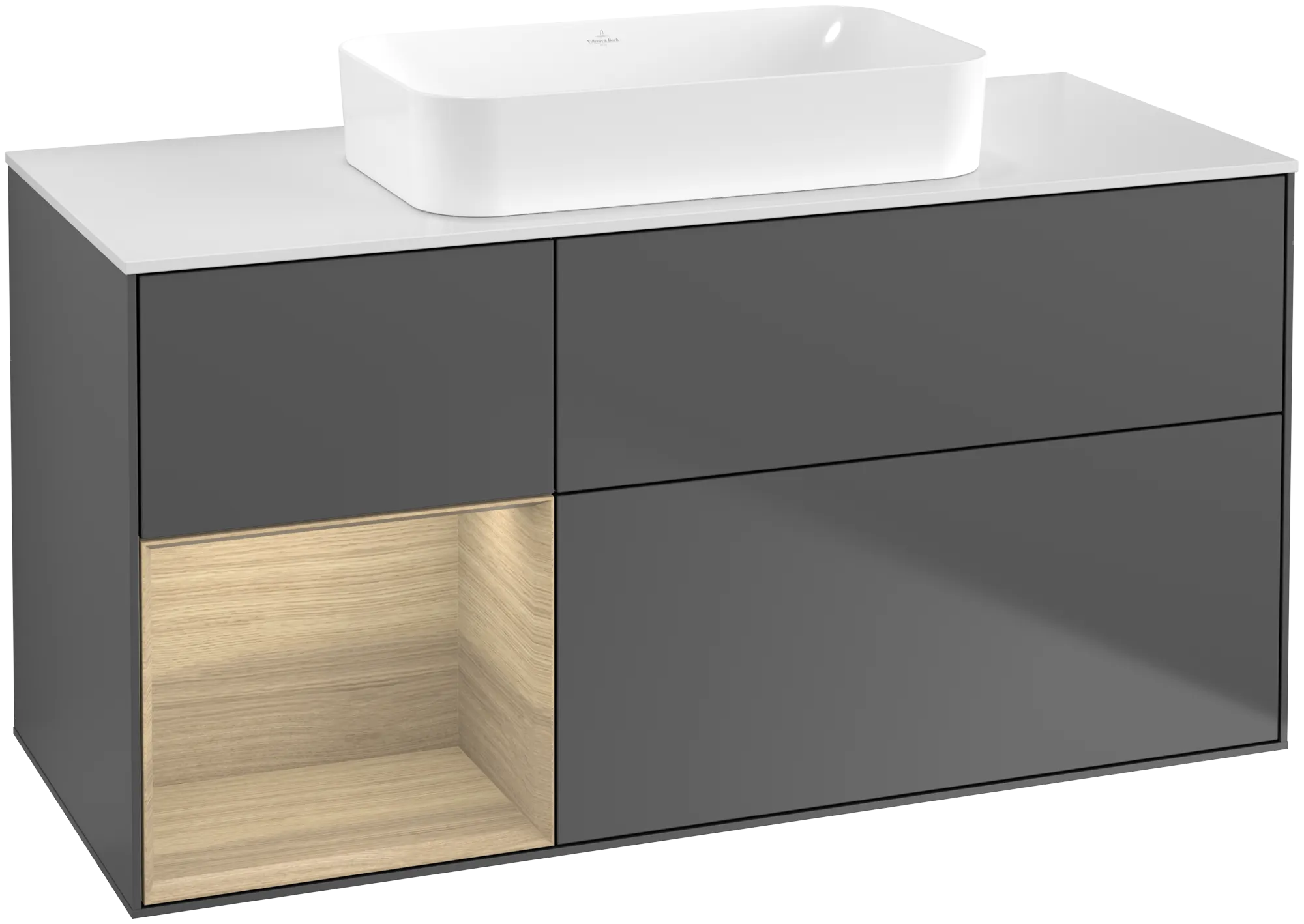 Villeroy & Boch Finion Waschbeckenunterschrank F70 1200x603x501mm Anthracite Matt/Lacquer