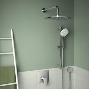 Ideal Standard Idealrain Atelier Wandanschlussbogen BC772AA, eckige Rosette, G1⁄2, Chrom Ideal Standard Idealrain Atelier Wandanschlussbogen BC772AA, eckige Rosette, G1⁄2, Chrom