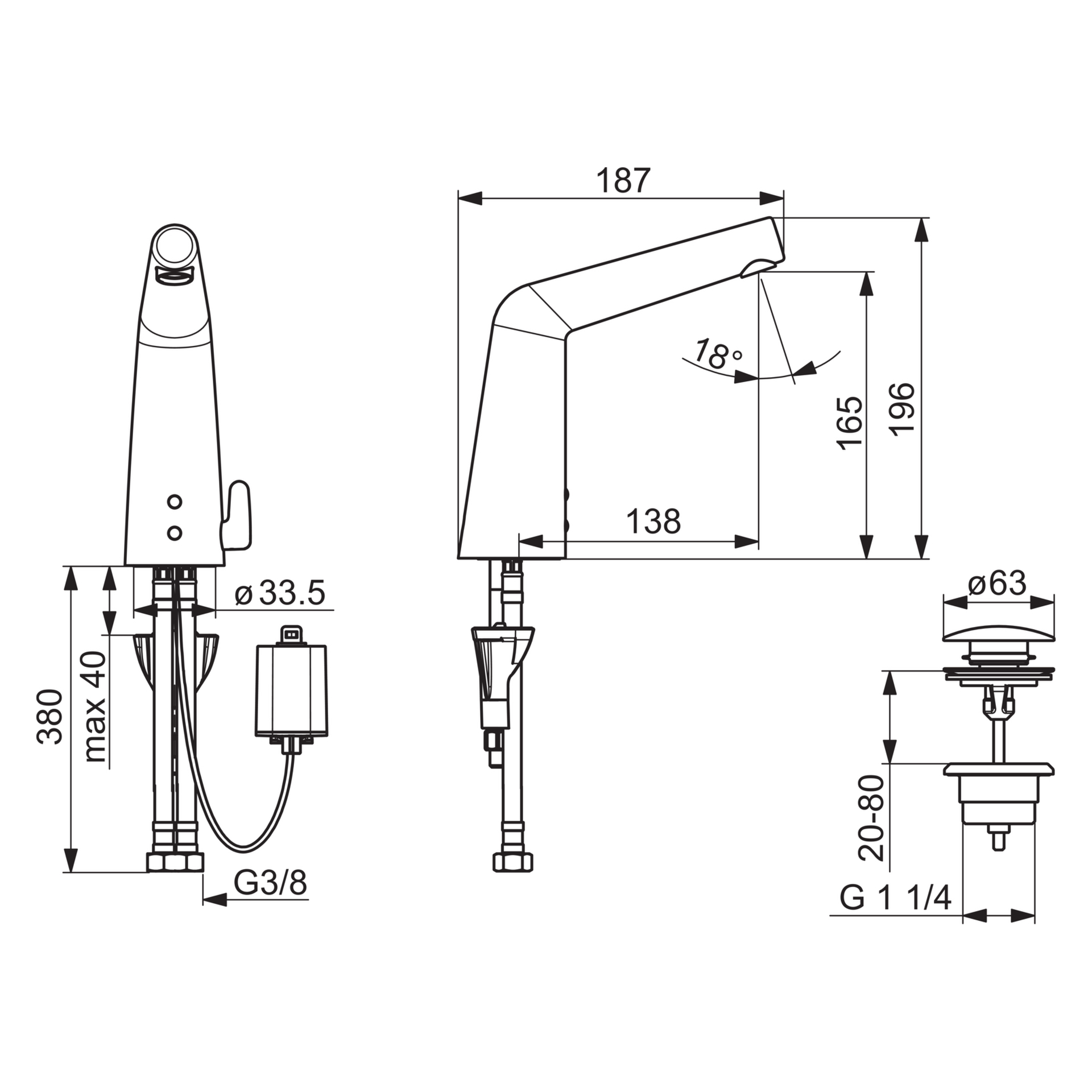 WT-Batt. HansaDESIGNO Style 5179 6 V WT-Batt. HansaDESIGNO Style 5179 6 V