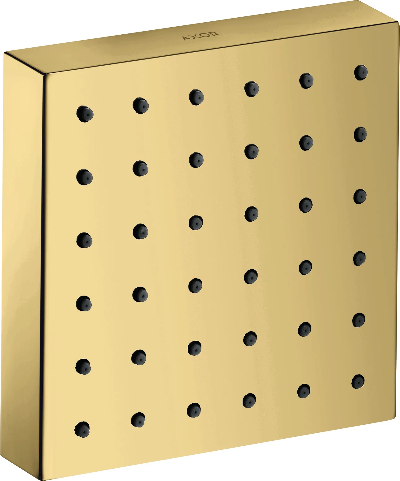 Hansgrohe AXOR ShowerSolutions Brausemodul 120/120 Unterputz eckig, Polished Gold Optic