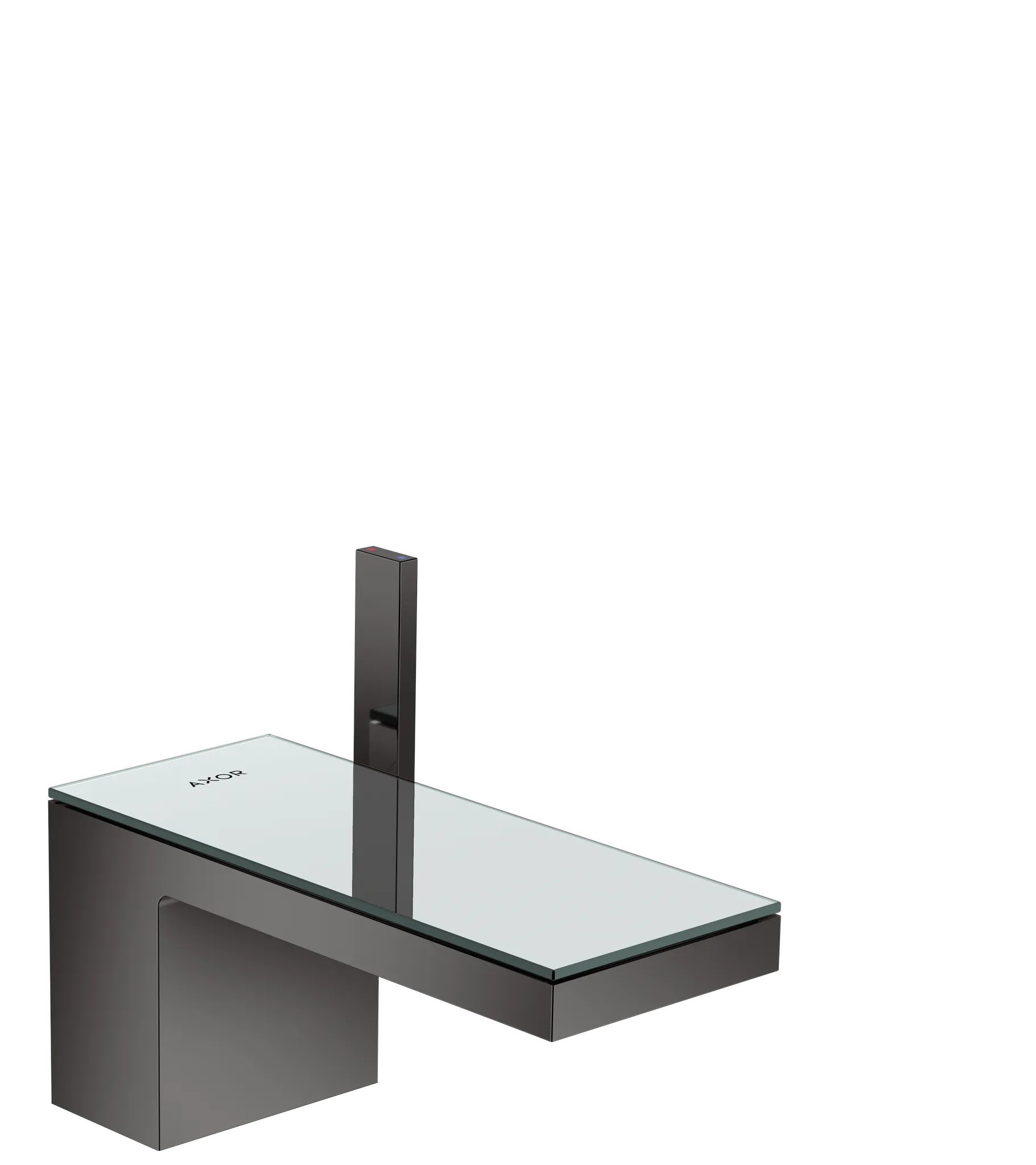 Hansgrohe AXOR MyEdition Mischer mit Platte 200 Glas, Spiegel Hansgrohe AXOR MyEdition Mischer mit Platte 200 Glas, Spiegel