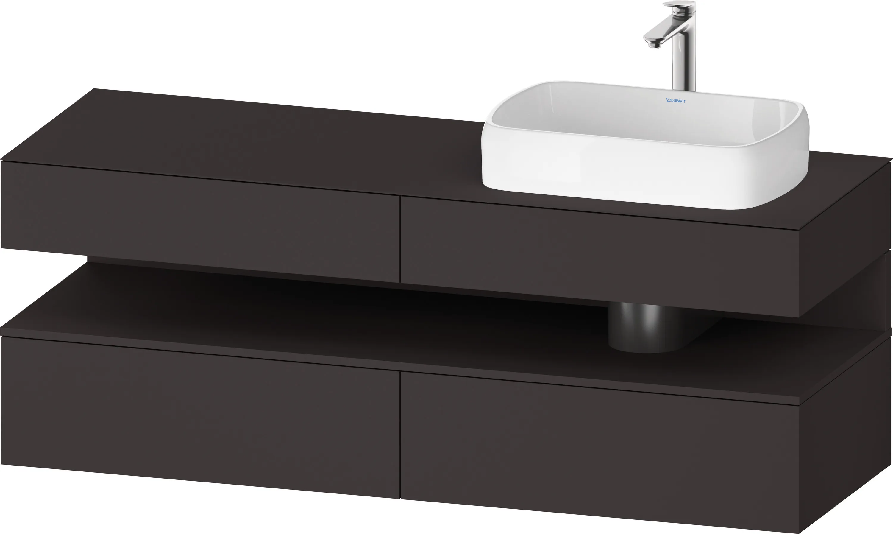 Duravit Waschtischunterschrank wandhängend „Qatego“ 160 × 60 × 55 cm Duravit Waschtischunterschrank wandhängend „Qatego“ 160 × 60 × 55 cm