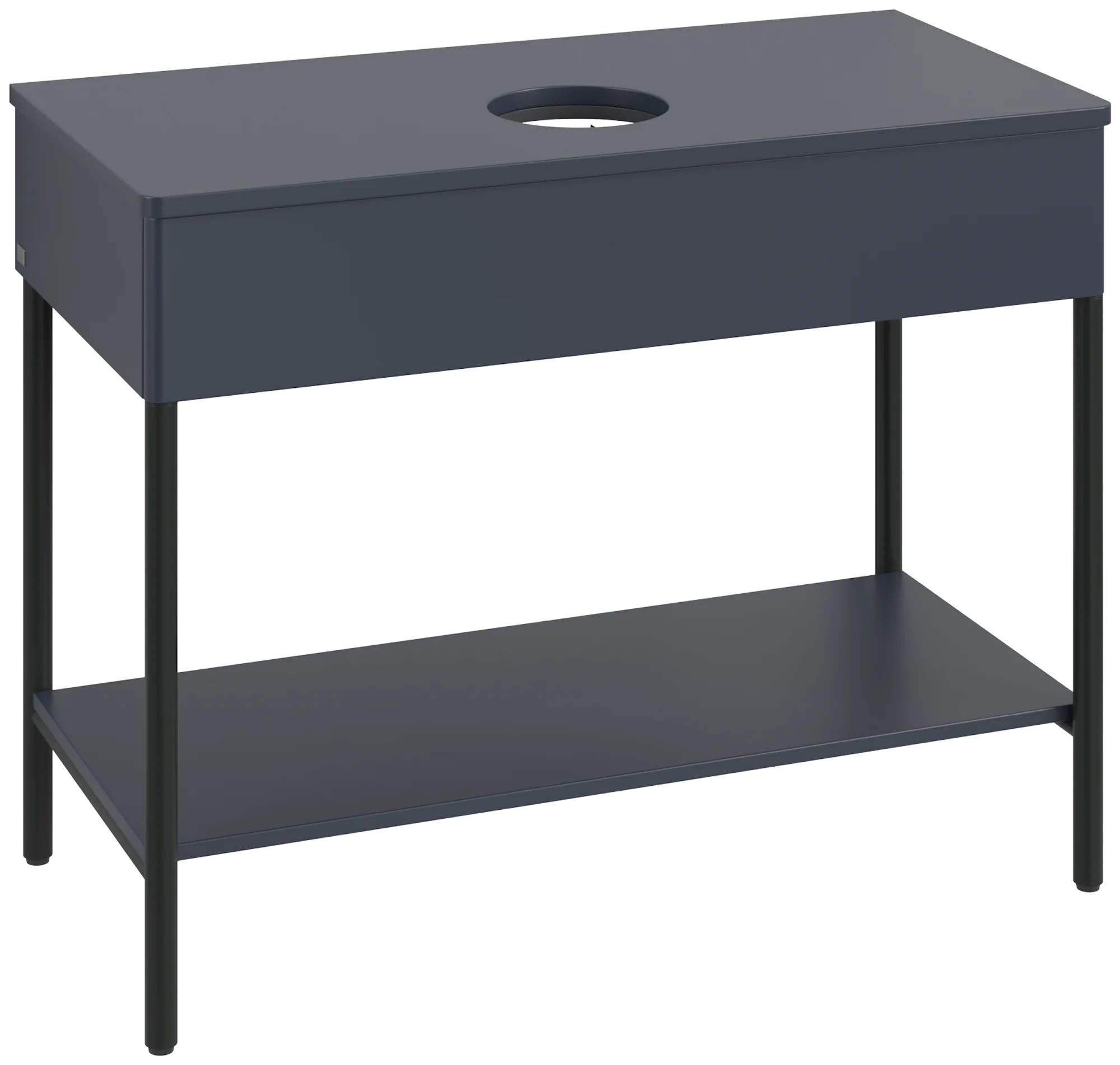 Villeroy & Boch Waschbeckenunterschrank Artis K64011, 1000x782x500 mm, Midnight Blue Matt Lacquer, mit Metallgestell und Push-to-open Funktion Villeroy & Boch Waschbeckenunterschrank Artis K64011, 1000x782x500 mm, Midnight Blue Matt Lacquer, mit Metallgestell und Push-to-open Funktion