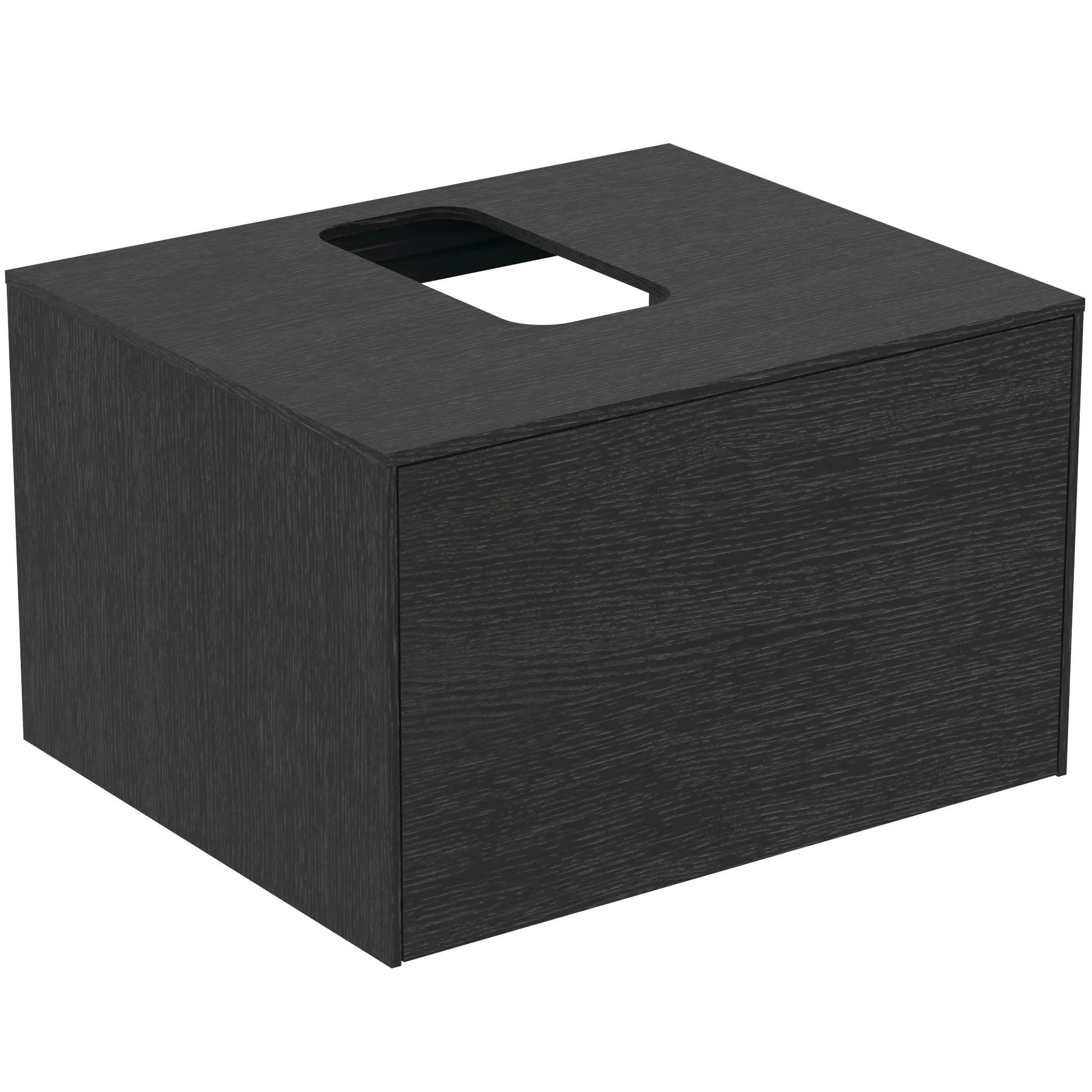 Ideal Standard Waschtischunterschrank „Conca“ 60,2 × 37 × 50,5 cm Eiche geflammt Furnier Ideal Standard Waschtischunterschrank „Conca“ 60,2 × 37 × 50,5 cm Eiche geflammt Furnier