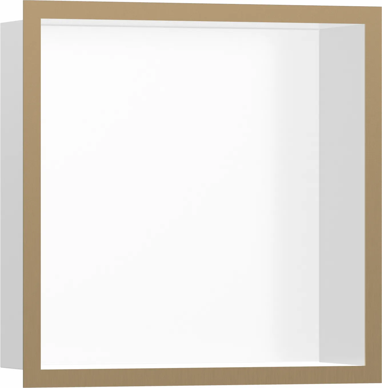 XtraStoris Individual Wandnische mit Designrahmen 300x300x100mm MW/BBR