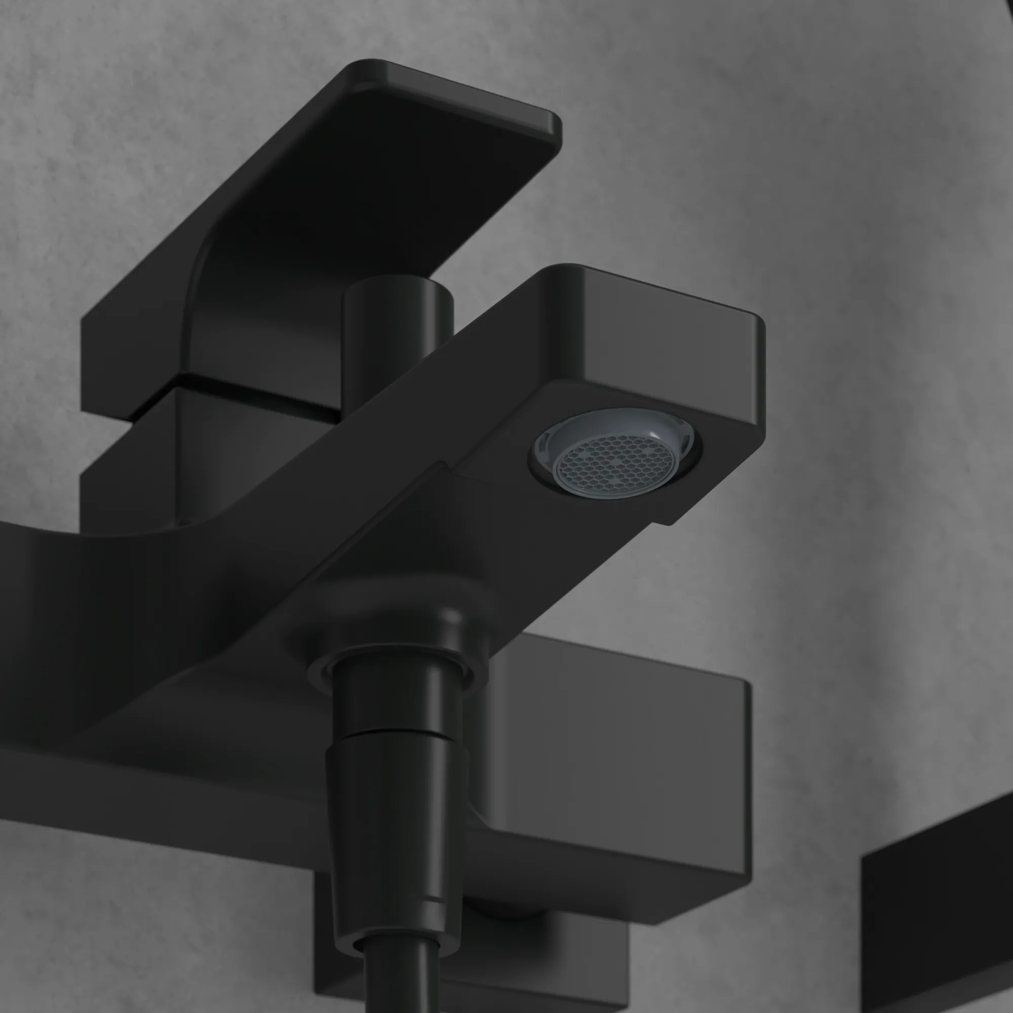 Einhand-Wannenarmatur „Architectura Square“ Ausladung 145 mm