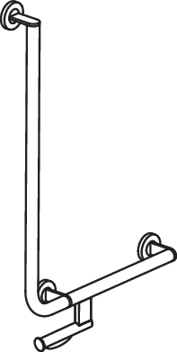 Winkelgriff, d:30, PRH, A1:750, W1:500, re, plvb weiß tiefmatt Winkelgriff, d:30, PRH, A1:750, W1:500, re, plvb weiß tiefmatt