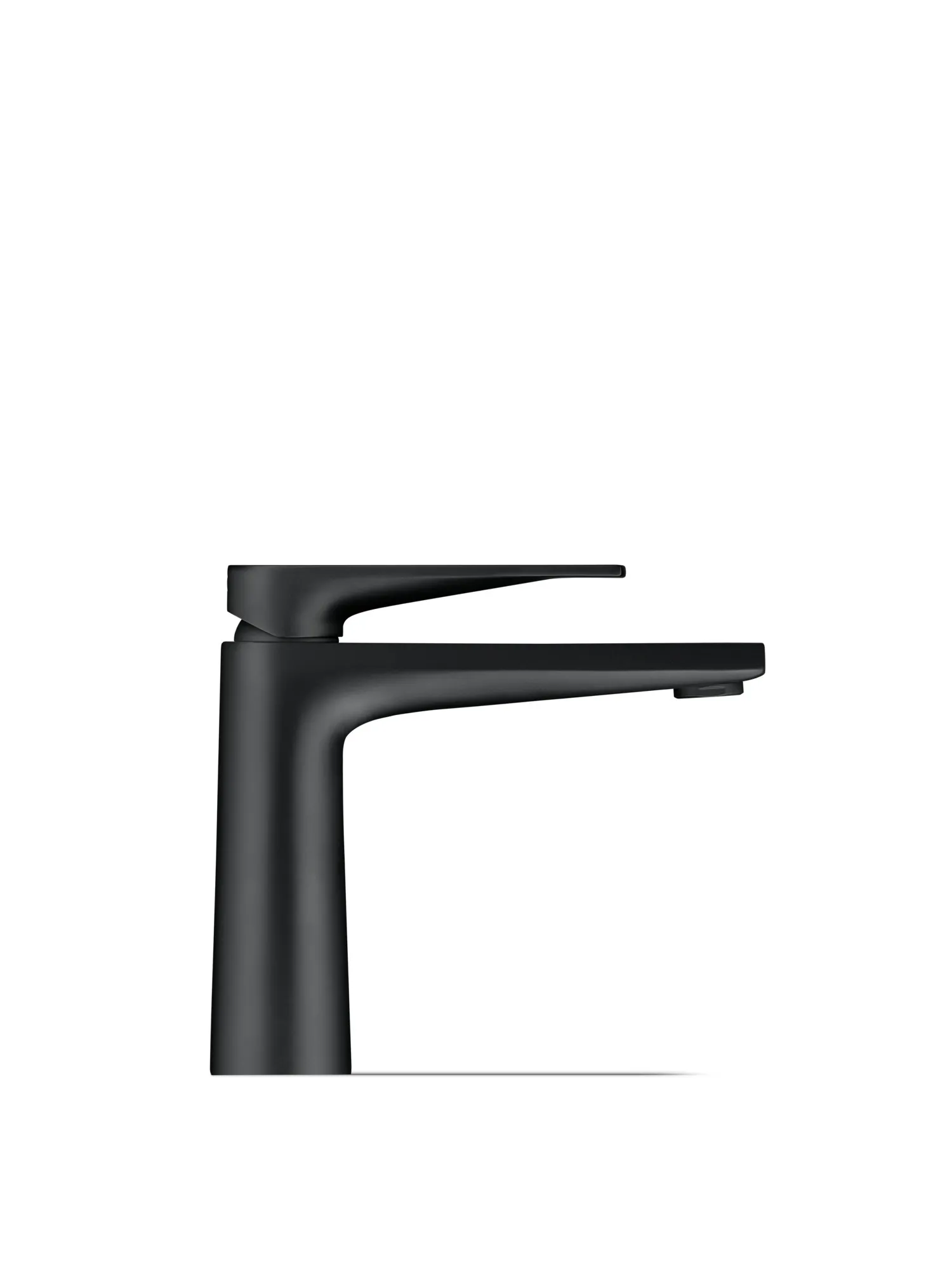 Einhand-Waschtischarmatur „Tulum by Starck“ Ausladung 135 mm in Schwarz (matt)