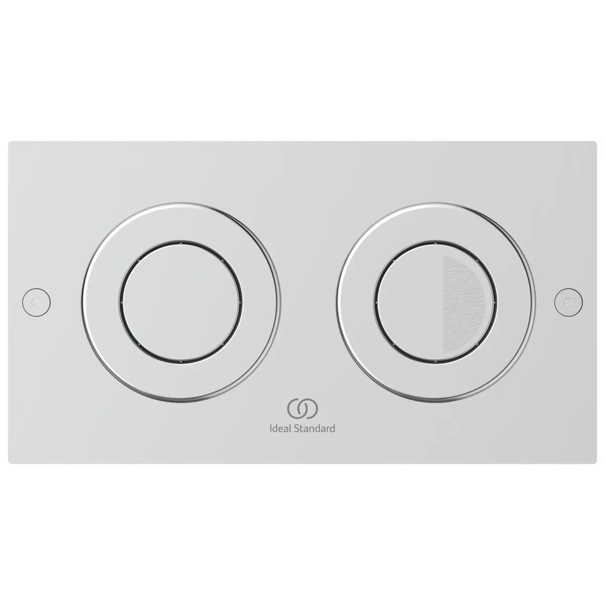 Betätigungsplatte P2 Septa Pro, pneumatische Auslösung, Edelstahl poliert Betätigungsplatte P2 Septa Pro, pneumatische Auslösung, Edelstahl poliert