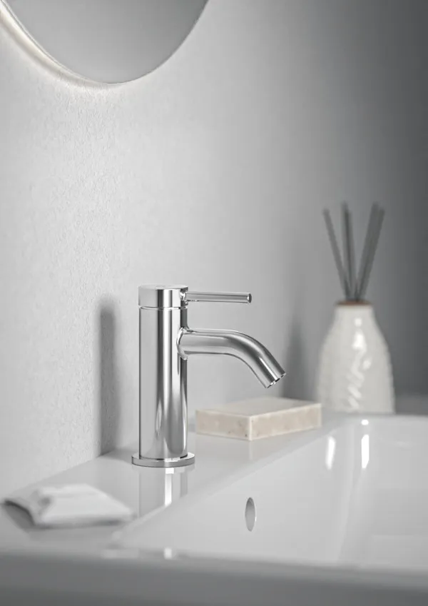 Waschtischarmatur Ceraline Nuovo Ausladung 90mm ohne Ablaufgarnitur BlueStart Chrom Waschtischarmatur Ceraline Nuovo Ausladung 90mm ohne Ablaufgarnitur BlueStart Chrom